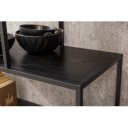 SLIM LINE -II modern polc - 185cm - fekete