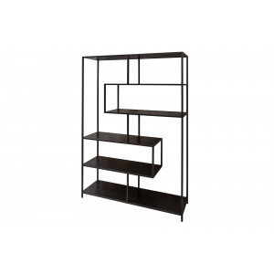 SLIM LINE -II modern polc - 185cm - fekete