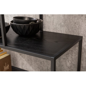 SLIM LINE -II modern polc - 185cm - fekete