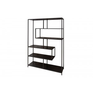 SLIM LINE -II modern polc - 185cm - fekete