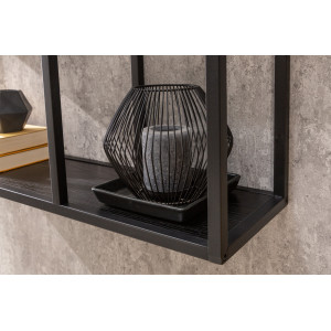 SLIM LINE modern fali polc - 90cm - fekete