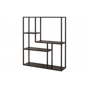 SLIM LINE modern fali polc - 90cm - fekete