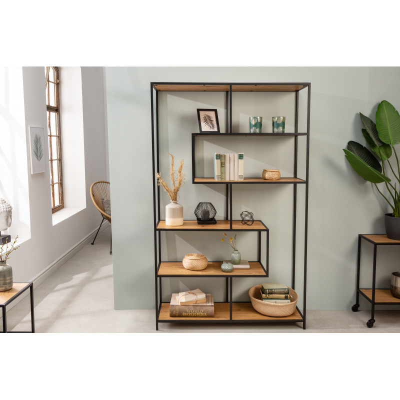 SLIM LINE -II modern polc - 185cm - tölgy