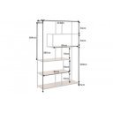 SLIM LINE -II modern polc - 185cm - tölgy