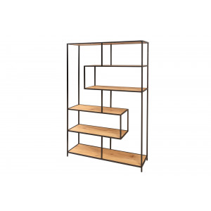 SLIM LINE -II modern polc - 185cm - tölgy