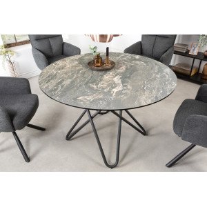 CIRCULAR design kerek étkezőasztal - 120cm - taupe Étkezőasztalok