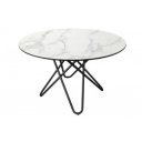 CIRCULAR design kerek étkezőasztal - 120cm - fehér