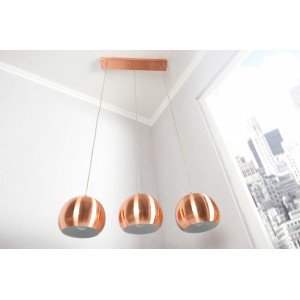 COOPER 3 - réz - design függőlámpa