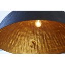 GLOW L - modern függőlámpa - fekete/arany