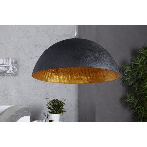 GLOW L - modern függőlámpa - fekete/arany Függőlámpák