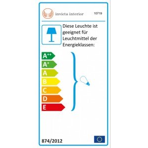 GLOW XL - modern függőlámpa - fekete/arany