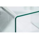 TRIZZO üveg dohányzóasztal