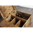 BOGOTA tömör rózsafa dohányzóasztal