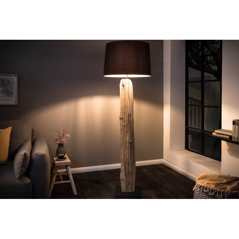 LILIE - design állólámpa - fekete