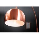 BIG BOW II - design állólámpa - 170 - 210 cm - réz