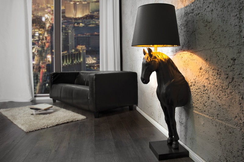 BLACK BEAUTY - design állólámpa