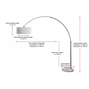 EXTENSO - design állólámpa - fekete