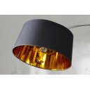 SAPPHIRE - design állólámpa - fekete / arany