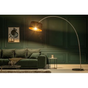 SAPPHIRE - design állólámpa - fekete / arany