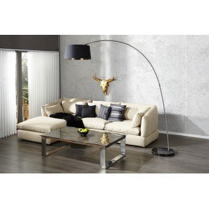 SAPPHIRE - design állólámpa - fekete / arany