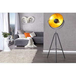 STUDIO - design állólámpa - fekete / arany Állólámpák