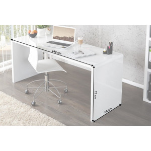 FAST TRADE design íróasztal 140cm - fehér