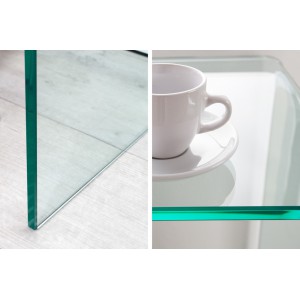 LIZO üveg íróasztal/konzolasztal 100cm