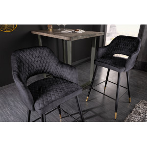 PARIS modern bárszék - antracit INVICTA