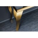 MODERN BAROCK exkluzív konzolasztal - 140cm - fekete/arany