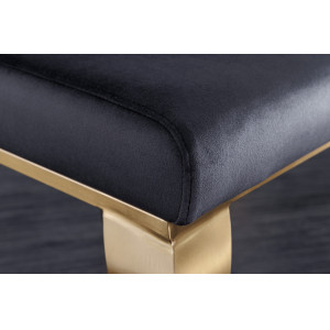MODERN BAROCK design szék - fekete/arany