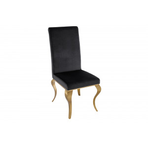 MODERN BAROCK design szék - fekete/arany