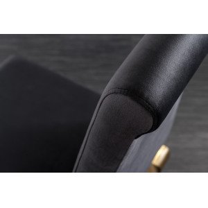 MODERN BAROCK design szék - fekete/arany