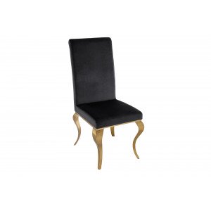 MODERN BAROCK design szék - fekete/arany
