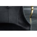 MODERN BAROCK LION design szék - fekete/arany