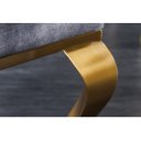 MODERN BAROCK design szék - szürke/arany