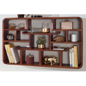 GOA - II modern rózsafa polc - 80cm Skyport