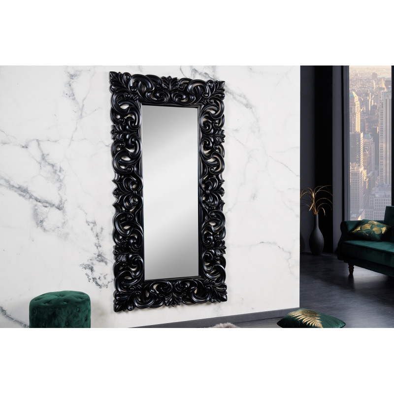 VENICE design tükör - 180cm - fekete