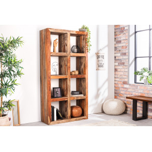 MAKASSAR tömör rózsafa polc - 180cm - szürke INVICTA