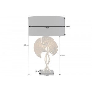 GINKGO design asztali lámpa - 62cm