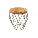 DIAMOND modern akácfa lerakóasztal - 50cm