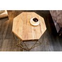 DIAMOND modern akácfa lerakóasztal - 50cm