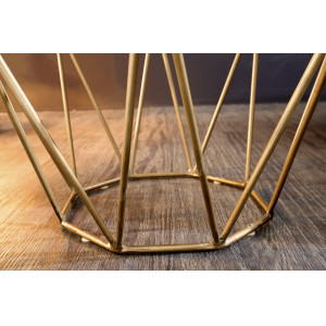 DIAMOND modern akácfa lerakóasztal - 50cm