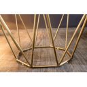 DIAMOND modern márvány lerakóasztal - zöld