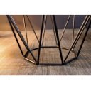 DIAMOND modern márvány lerakóasztal - szürke