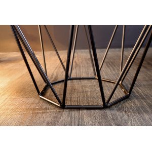 DIAMOND modern márvány lerakóasztal - szürke