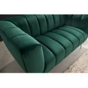 NOBLESSE exkluzív bársony kanapé - smaragd - 165cm