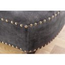 CHESTERFIELD design bársony szófa - 170cm - szürke