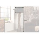 HARMONY NATURE exkluzív állólámpa - fekete - 150cm