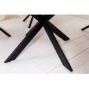 GALAXY tömör akác kerek étkezőasztal - 130cm