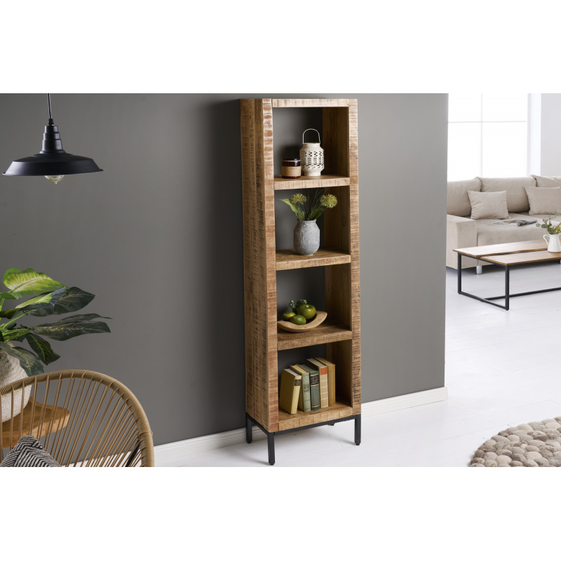 IRON CRAFT modern mangófa polc - 176cm